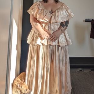 Size 20 Ivory Organza Dress - Wedding Dress